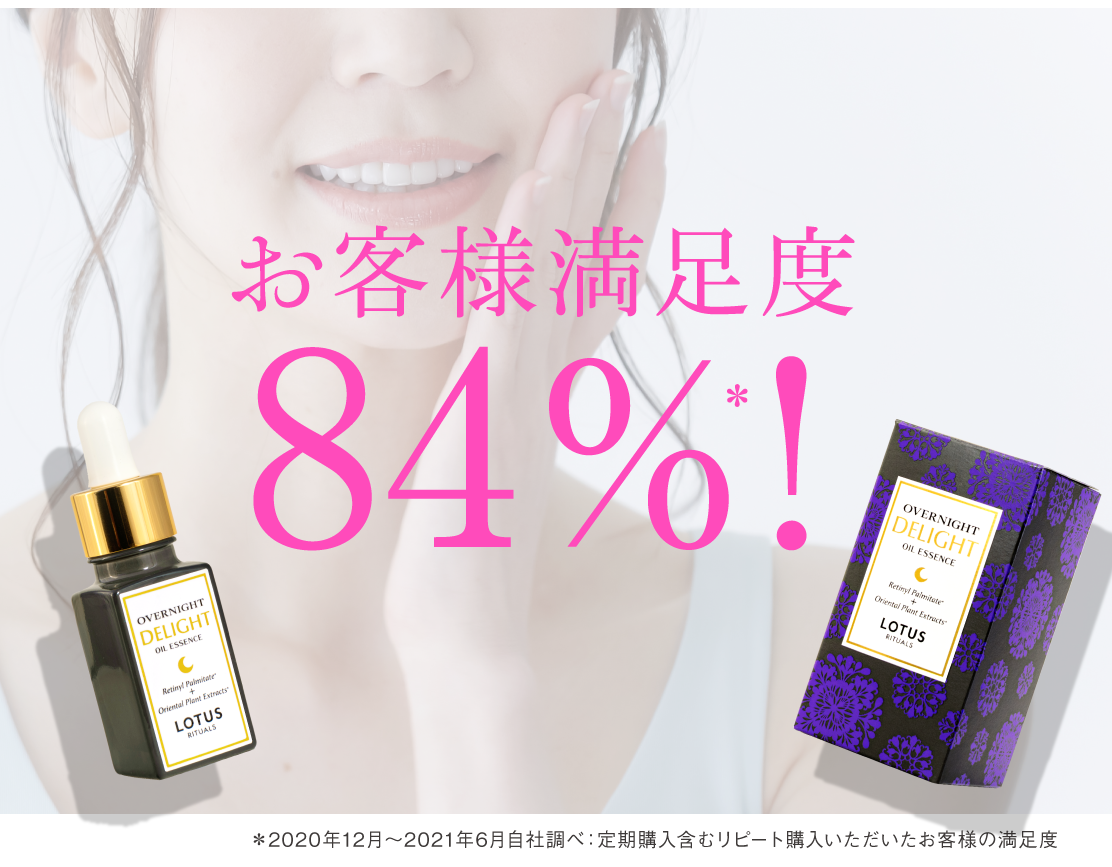 お客さま満足度84％